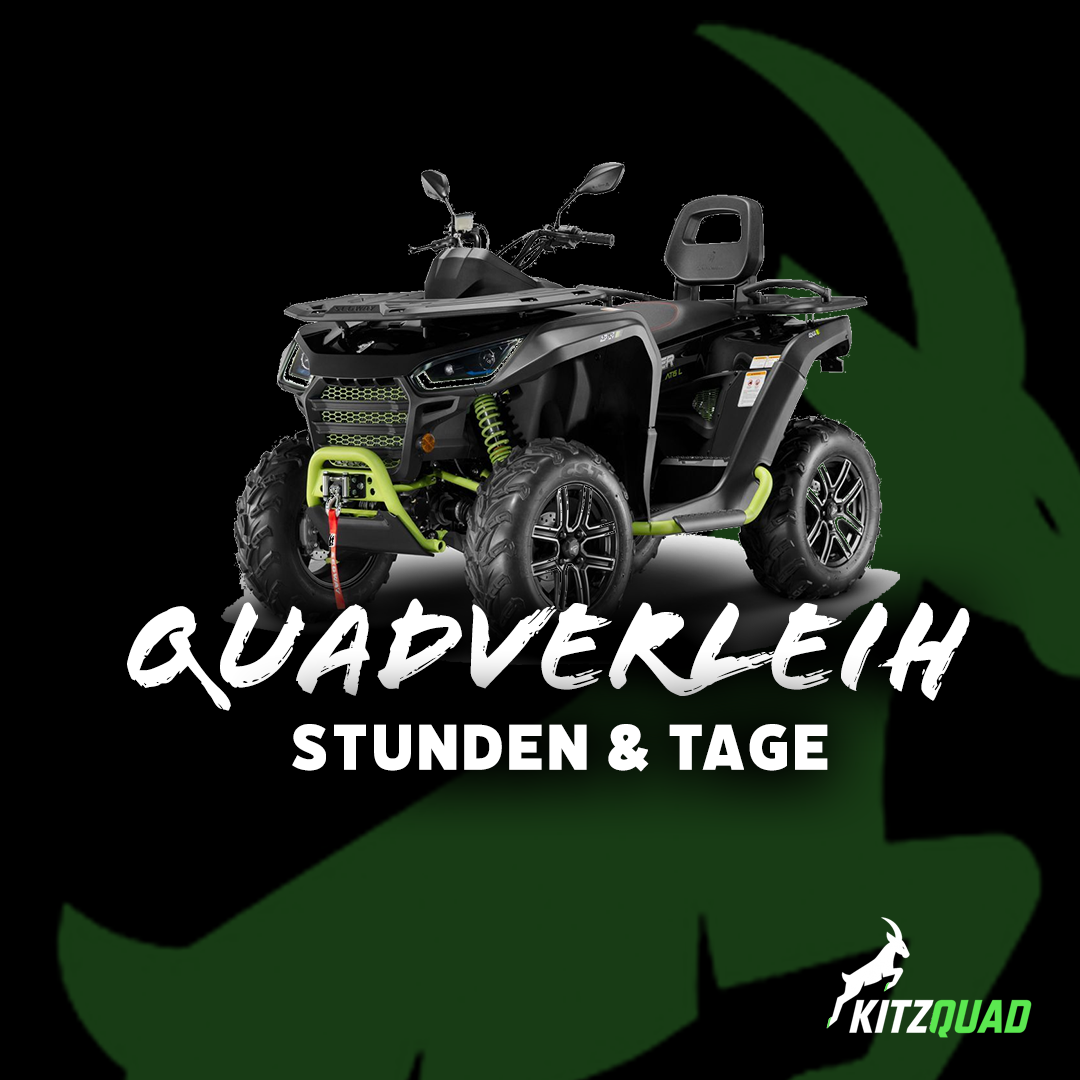 Quadverleih (Stunden & Tage)